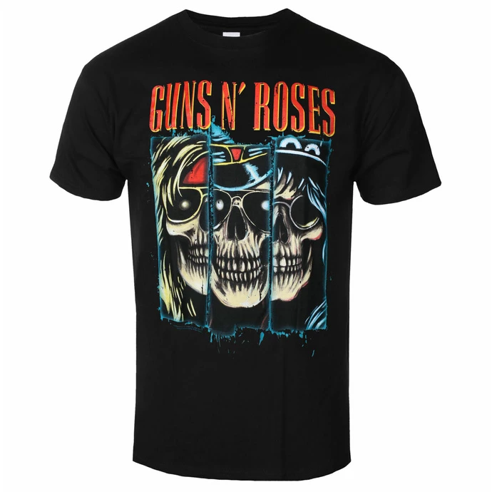 Men's T-shirt Guns N' Roses - Split Skulls 3 Men's T-shirt Guns N' Roses - Split Skulls