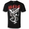 T-shirt Metal Men's Sick Of It All - EAGLE - PLASTIC HEAD -Halloween Mens Wear Store asdva 022