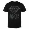 Men's T-shirt DIAMOND X AC/DC - Back In Black 1 Men's T-shirt DIAMOND X AC/DC - Back In Black -Halloween Mens Wear Store awq023