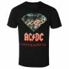 Men's T-shirt DIAMOND X AC/DC - Black -Halloween Mens Wear Store awq028