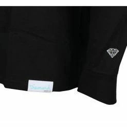 Men's T-shirt Long Sleeve DIAMOND X AC/DC - Highway To Hell - Black -Halloween Mens Wear Store awq046