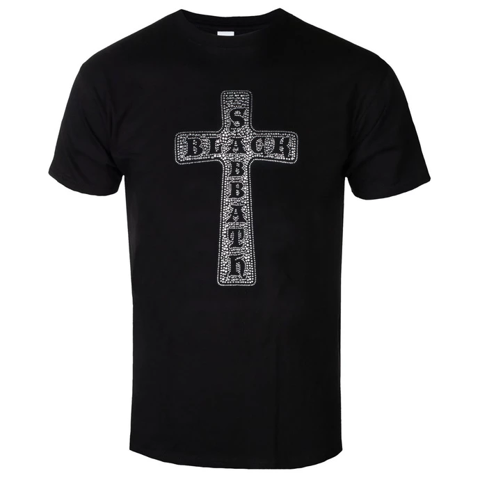 T-shirt Metal Men's Black Sabbath - Cross - ROCK OFF 3 T-shirt Metal Men's Black Sabbath - Cross - ROCK OFF