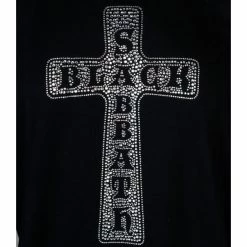 T-shirt Metal Men's Black Sabbath - Cross - ROCK OFF 7 T-shirt Metal Men's Black Sabbath - Cross - ROCK OFF -Halloween Mens Wear Store awwee060