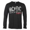 T-shirt Metal Men's AC-DC - Back In Black World Tou - AMPLIFIED -Halloween Mens Wear Store azav a 006
