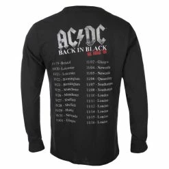 T-shirt Metal Men's AC-DC - Back In Black World Tou - AMPLIFIED 11 T-shirt Metal Men's AC-DC - Back In Black World Tou - AMPLIFIED -Halloween Mens Wear Store azav a 007