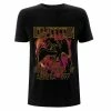 T-shirt Metal Men's Led Zeppelin - Black Flames - NNM -Halloween Mens Wear Store black flames tee