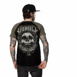 T-shirt Hardcore Men's - FUCKING HOSTILE KAKI - HYRAW -Halloween Mens Wear Store bsbh fuckinghostile kh5