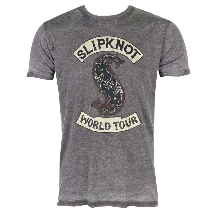 Men's T-shirt Slipknot - World Tour - ROCK OFF 3 Men's T-shirt Slipknot - World Tour - ROCK OFF