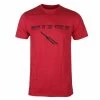 Men's T-shirt Queen Of The Stone Age - Deaf Songs - RED - ROCK OFF -Halloween Mens Wear Store d z 022