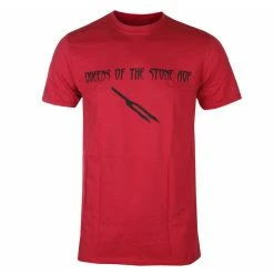 Men's T-shirt Queen Of The Stone Age - Deaf Songs - RED - ROCK OFF