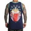Men's Tank Top SULLEN - SOLOHA - DK.NAVY -Halloween Mens Wear Store d4zg6