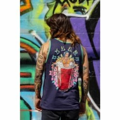 Men's Tank Top SULLEN - SOLOHA - DK.NAVY -Halloween Mens Wear Store d4zg9