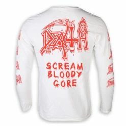 T-shirt Metal Men's Death - SCREAM BLOODY GORE - PLASTIC HEAD -Halloween Mens Wear Store da050