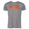 T-shirt Men AC / DC - Logo - ROCK OFF 2 T-shirt Men AC / DC - Logo - ROCK OFF -Halloween Mens Wear Store daas034