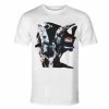 Men's T-shirt Slipknot - Iowa - Goat Shadow - WHT - ROCK OFF -Halloween Mens Wear Store darcd022