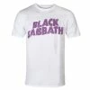 Men's T-shirt Black Sabbath - Logo - WHT - ROCK OFF -Halloween Mens Wear Store dawea020