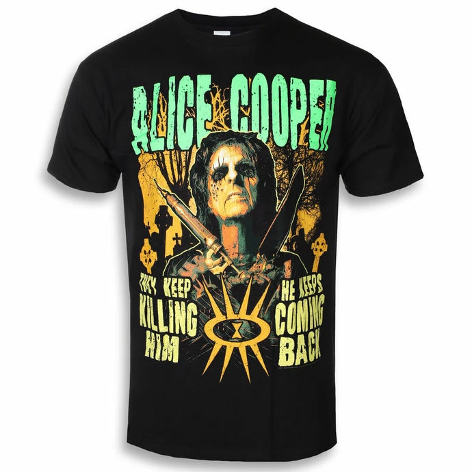 T-shirt Metal Men's Alice Cooper - Graveyard - ROCK OFF 3 T-shirt Metal Men's Alice Cooper - Graveyard - ROCK OFF