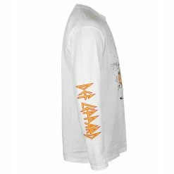 Men's T-shirt Long Sleeve Def Leppard - Shatter - Black - ROCK OFF 7 Men's T-shirt Long Sleeve Def Leppard - Shatter - Black - ROCK OFF -Halloween Mens Wear Store dse010