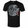 Men's T-shirt Rolling Stones - Swirl Logo '82 - Black ECO - ROCK OFF -Halloween Mens Wear Store dse025