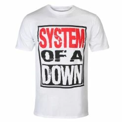 Men's T-shirt System Of A Down - Triple Stack - WHT - ROCK OFF