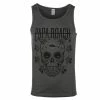 Men's Tank Top Papa Roach - Dia De La Roach - Charcoal - KINGS ROAD 1 Men's Tank Top Papa Roach - Dia De La Roach - Charcoal - KINGS ROAD -Halloween Mens Wear Store e075