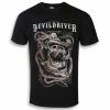 T-shirt Metal Men's Devildriver - Cowboy2 - NAPALM RECORDS -Halloween Mens Wear Store ewdf013