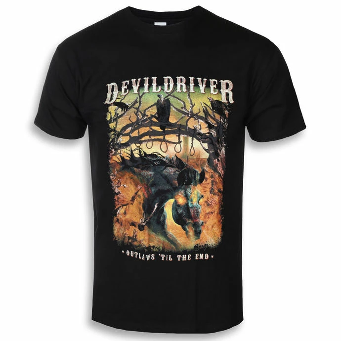T-shirt Metal Men's Devildriver - Outlaws Til The End - NAPALM RECORDS 3 T-shirt Metal Men's Devildriver - Outlaws Til The End - NAPALM RECORDS
