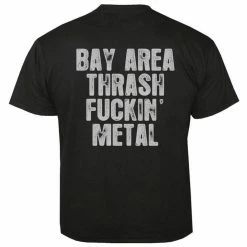 T-shirt Metal Men's Exodus - Horns Skull - NUCLEAR BLAST -Halloween Mens Wear Store f1022ds