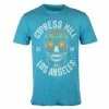 Men's T-shirt CYPRESS HILL - FLORAL SKULL - TEAL PANTHER - AMPLIFIED 1 Men's T-shirt CYPRESS HILL - FLORAL SKULL - TEAL PANTHER - AMPLIFIED -Halloween Mens Wear Store f10h19 yrthecl