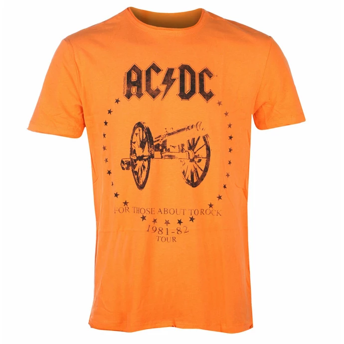 Men's T-shirt AC/DC - FOR THOSE ABOUT TO ROCK - ORANGE CRUSH - AMPLIFIED 3 Men's T-shirt AC/DC - FOR THOSE ABOUT TO ROCK - ORANGE CRUSH - AMPLIFIED