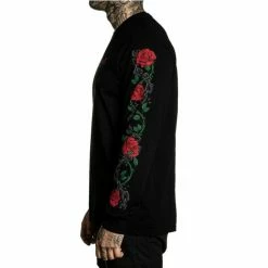 Men's Shirt SULLEN - TOUGH LOVE - BLACK -Halloween Mens Wear Store fe003re