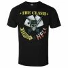 Men's T-shirt Clash - Straight To Hell Single - BLACK - ROCK OFF -Halloween Mens Wear Store fettrz028