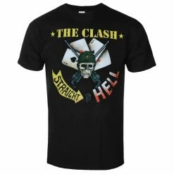 Men's T-shirt Clash - Straight To Hell Single - BLACK - ROCK OFF