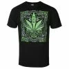 Men's T-shirt Cypress Hill - 420 Leaf - BLACK -Halloween Mens Wear Store fettrz031