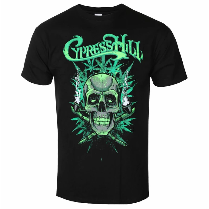 Men's T-shirt Cypress Hill - Twin Pipes - BLACK - ROCK OFF 3 Men's T-shirt Cypress Hill - Twin Pipes - BLACK - ROCK OFF