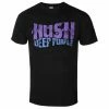 Men's T-shirt Deep Purple - Hush - BLACK - ROCK OFF -Halloween Mens Wear Store fettrz047