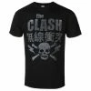 Men's T-shirt Clash - Skull & Crossbone - BLACK - ROCK OFF -Halloween Mens Wear Store fettrz055