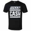 T-shirt Metal Men's Johnny Cash - Simple Logo - LOW FREQUENCY -Halloween Mens Wear Store fff024