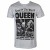 Men's T-shirt Queen - News Of The World 40th Front Page - ROCK OFF