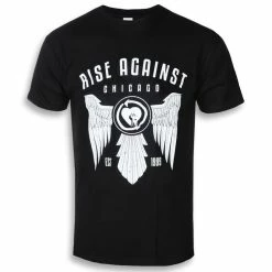 T-shirt Metal Men's Rise Against - Wings - KINGS ROAD