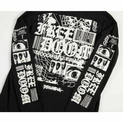 T-shirt Hardcore Unisex - Free Doom - DISTURBIA -Halloween Mens Wear Store free dom 7980