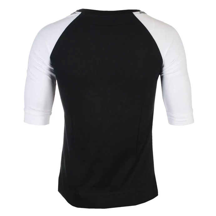 Unisex T-shirt With 3/4 Sleeve Guns N' Roses - Faded Skull - BL / WHT Raglan - ROCK OFF 4 Unisex T-shirt With 3/4 Sleeve Guns N' Roses - Faded Skull - BL / WHT Raglan - ROCK OFF - Image 2