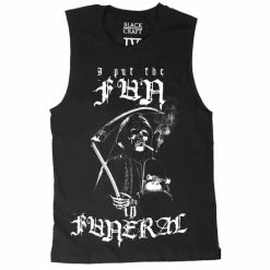 Tank Top (unisex) BLACK CRAFT - Fun In Funeral -Halloween Mens Wear Store funfuneral muscletee1