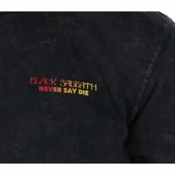 Men's T-shirt Lakai X BLack Sabbath - Never Say Die - Gunmetal Heather -Halloween Mens Wear Store g036
