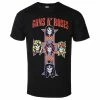 T-shirt Metal Men's Guns N' Roses - Vintage Cross - ROCK OFF -Halloween Mens Wear Store g051