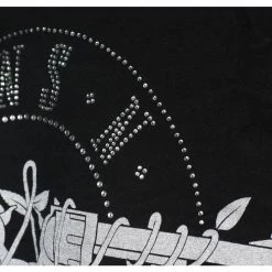 T-shirt Metal Men's Guns N' Roses - Circle Logo Diamante - ROCK OFF -Halloween Mens Wear Store g066