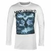 Men's T-shirt Long Sleeve AMON AMARTH - RAVEN'S FLIGHT - WHITE - PLASTIC HEAD -Halloween Mens Wear Store gfdf022