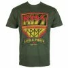T-shirt Metal Men's Kiss - ARMY Distressed Logo - HYBRIS -Halloween Mens Wear Store gisrhniz