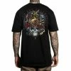 Men's T-shirt SULLEN - GOLD HEARTED - BLACK -Halloween Mens Wear Store gold hearted 8t