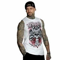 Men's Top HYRAW - DEAD OWL - WHITE